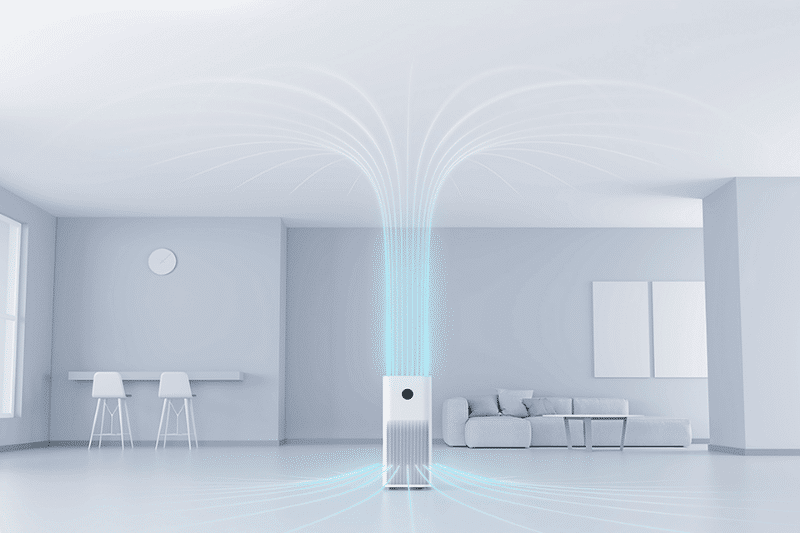 Die Funktionsweise und optimale Luftverteilung des Xioami Mi Air Purifier Pro H Luftreinigers